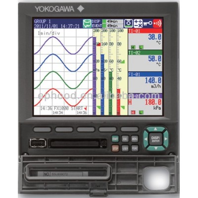 6 channel YOKOGAWA FX1000 Paperless Recorder