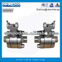 High pressure stainless steel hard seal ball valve