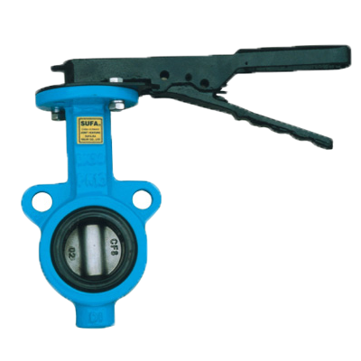 SUFA Industrial ductile iron wafer butterfly valve PN16