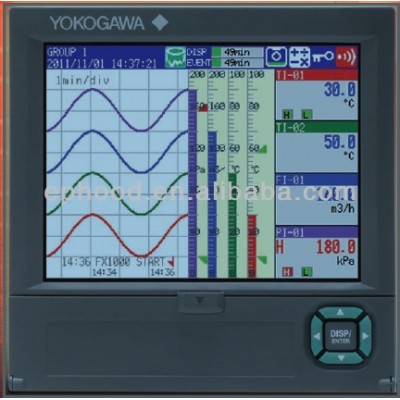 pressure chart recording paperless recorder